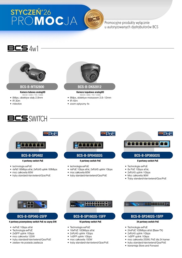 BCS promocja styczeń 2026