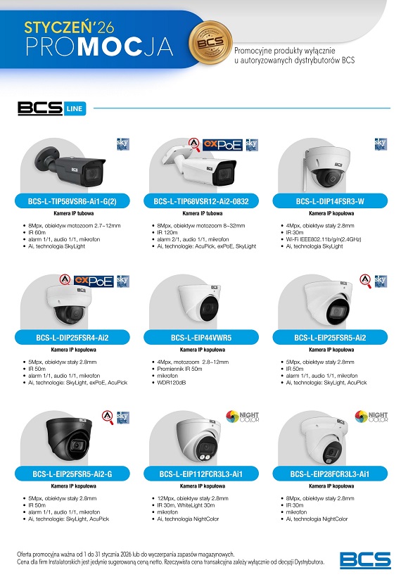 BCS promocja styczeń 2026
