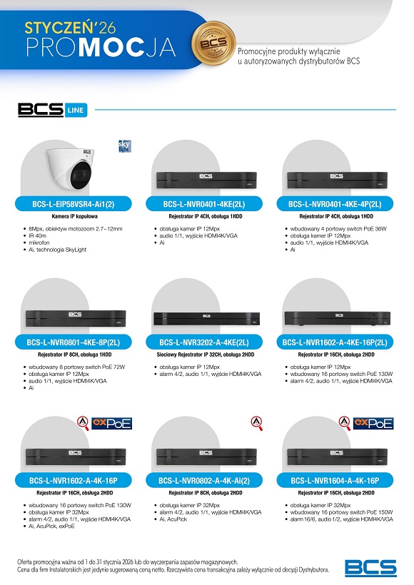 BCS promocja styczeń 2026