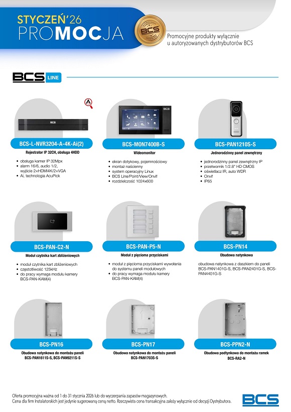 BCS promocja styczeń 2026