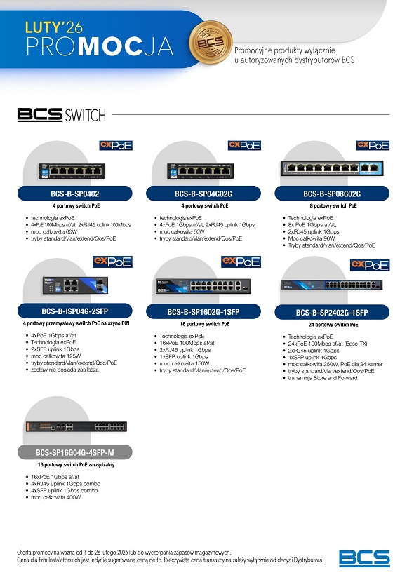BCS promocja styczeń 2026