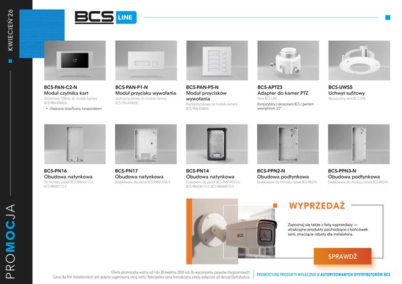 BCS promocja kwiecień 2026