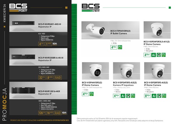 BCS promocja kwiecień 2026