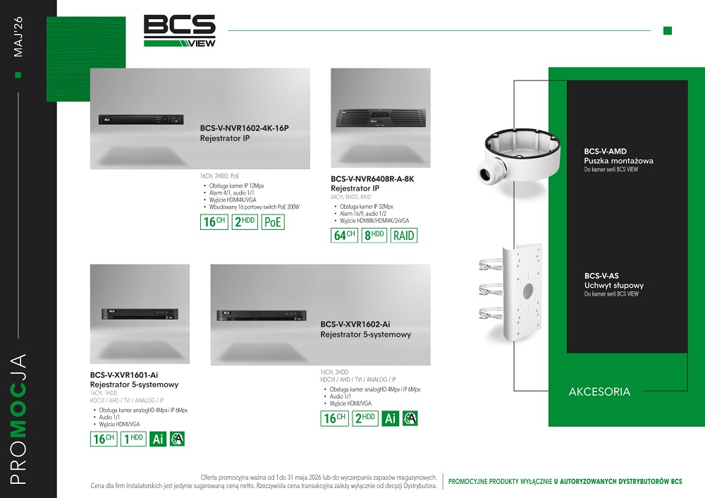 BCS promocja maj 2026